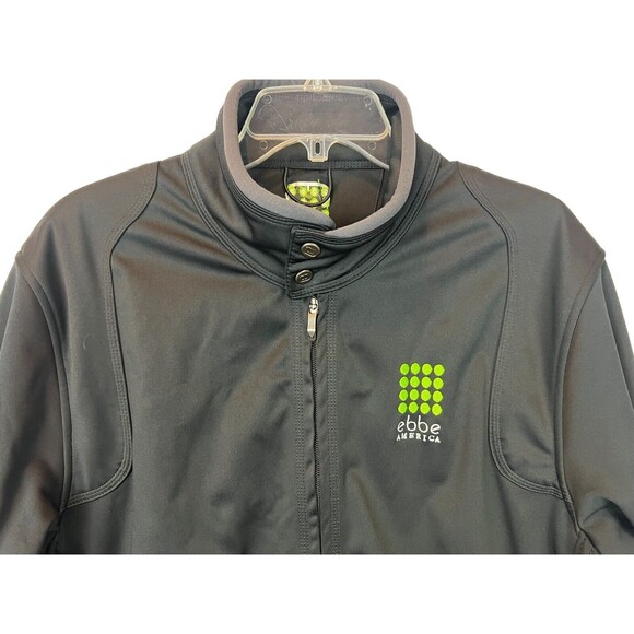 OGIO EBBE America Men's Size L Black Soft Shell Zip Jacket - Picture 3 of 9